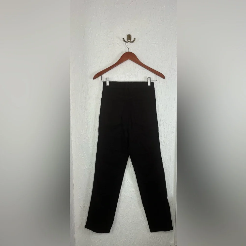 Good American Ultra High Rise Slim Straight Leg Jeans Black Size 2/26 GCST47SBTE - Picture 5 of 5